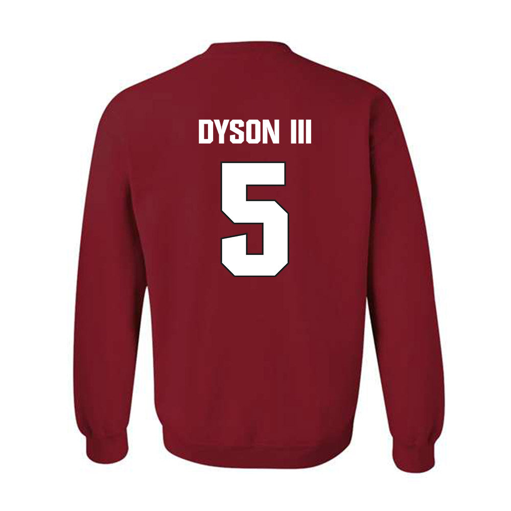 NC State - NCAA Football : Harvey Dyson III - Sports Shersey Crewneck Sweatshirt-1