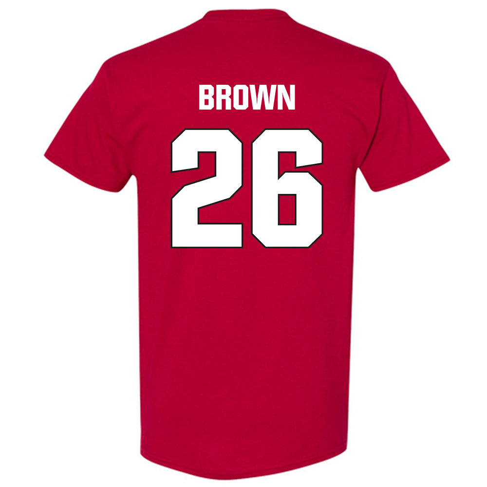 NC State - NCAA Football : Asaad Brown - Sports Shersey T-Shirt-1
