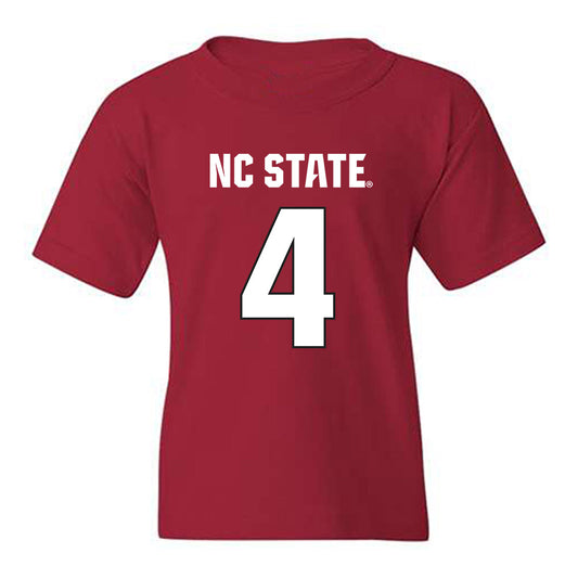 NC State - NCAA Football : Vander Ploog - Sports Shersey Youth T-Shirt-0