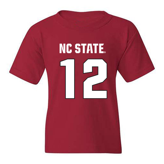 NC State - NCAA Football : teddy hoffmann - Sports Shersey Youth T-Shirt-0