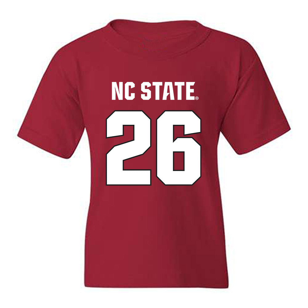NC State - NCAA Football : Isiah Jones - Sports Shersey Youth T-Shirt-0