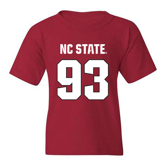 NC State - NCAA Football : Carmelo Mckenzie - Sports Shersey Youth T-Shirt-0