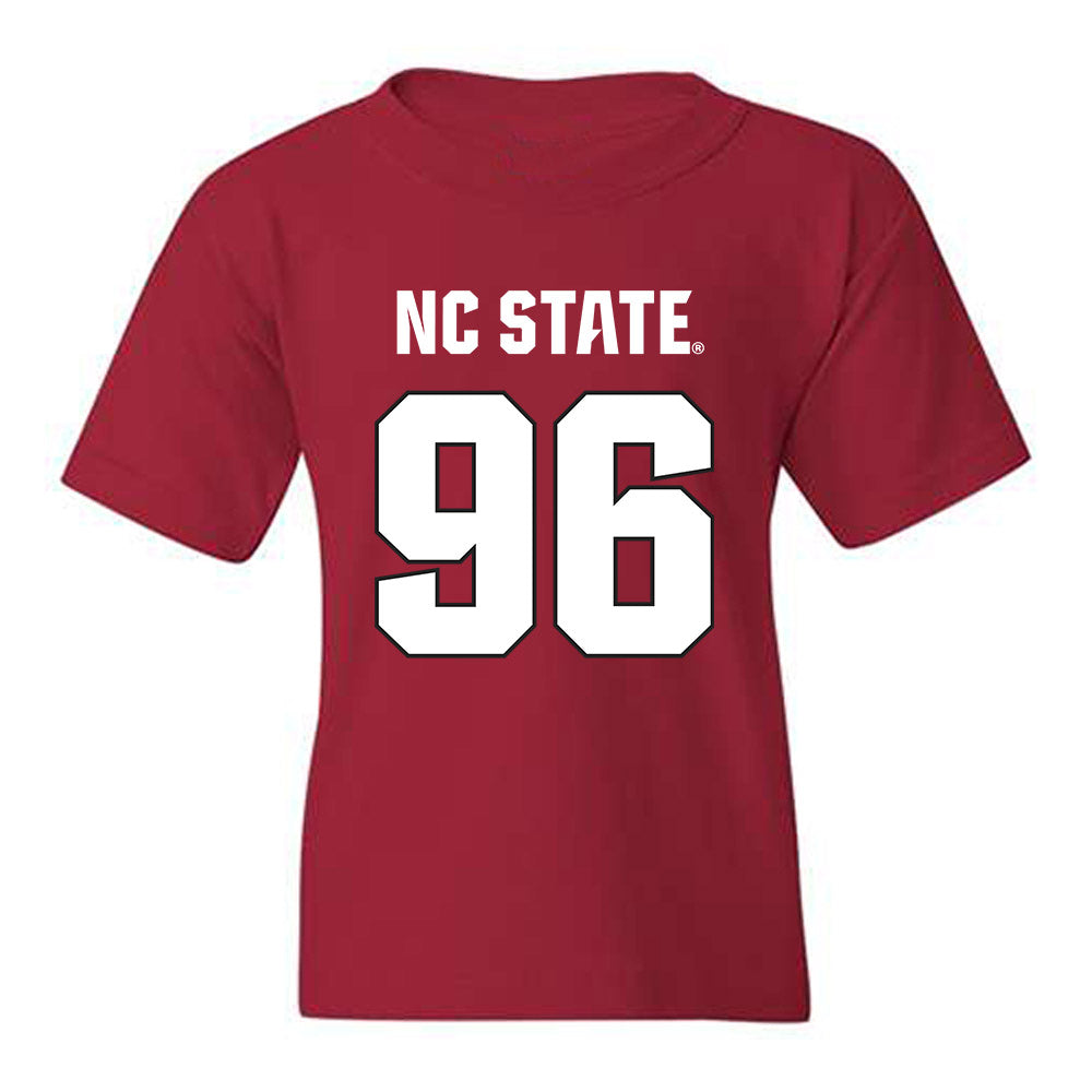 NC State - NCAA Football : Jackson Waller - Sports Shersey Youth T-Shirt-0