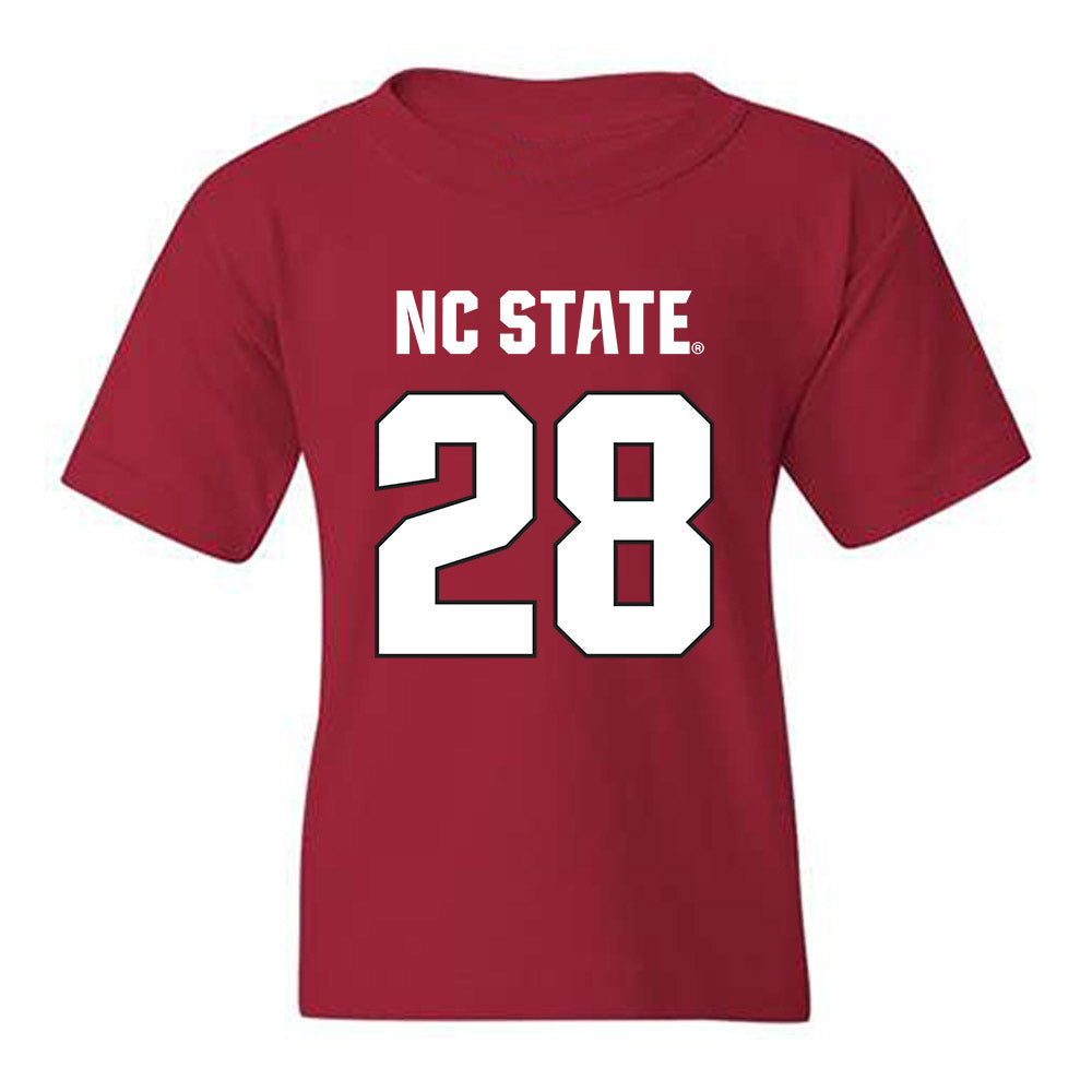 NC State - NCAA Football : Dy'Lan Johnson - Sports Shersey Youth T-Shirt-0