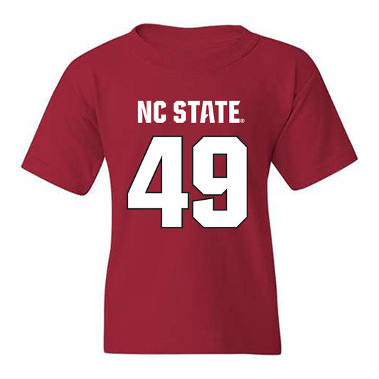 NC State - NCAA Football : Jailun Hampton - Sports Shersey Youth T-Shirt-0