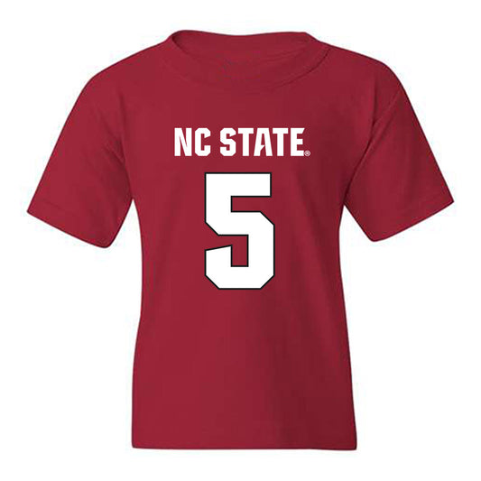 NC State - NCAA Football : Michelle Garcia - Sports Shersey Youth T-Shirt-0