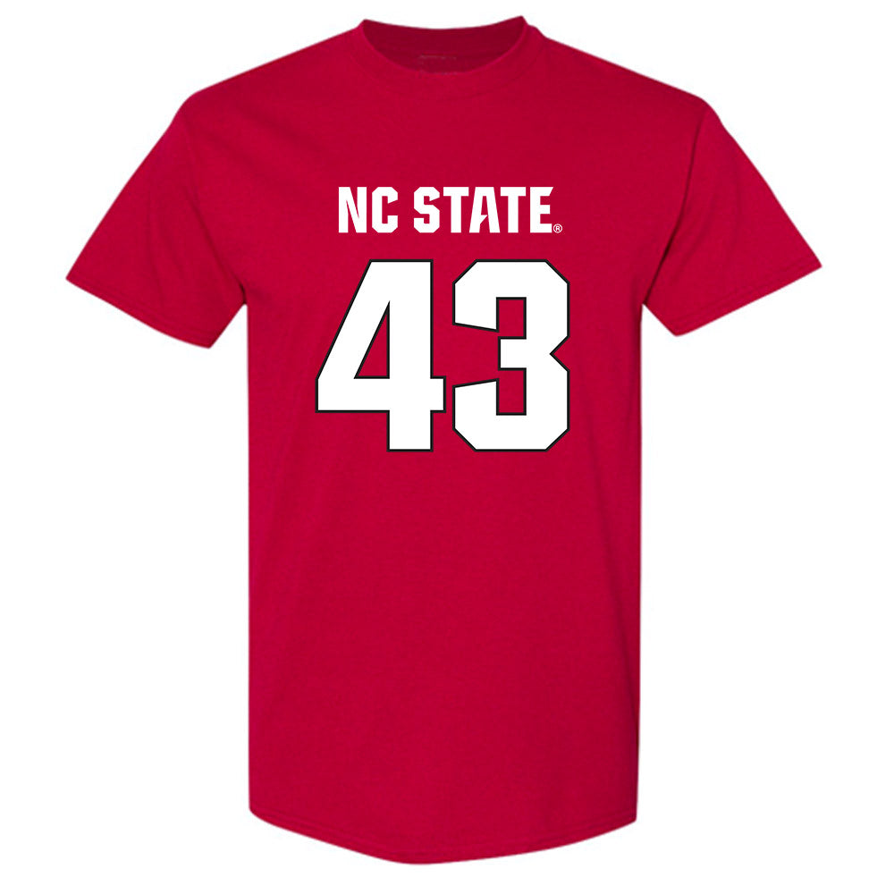 NC State - NCAA Football : AJ Prim - Sports Shersey T-Shirt-0