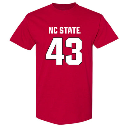 NC State - NCAA Football : AJ Prim - Sports Shersey T-Shirt-0