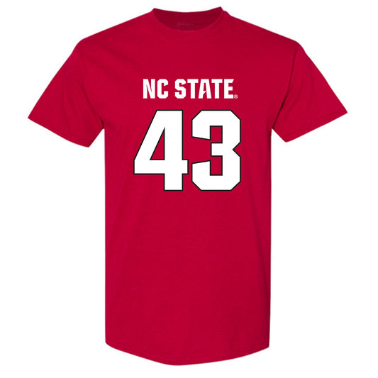NC State - NCAA Football : AJ Prim - Sports Shersey T-Shirt-0