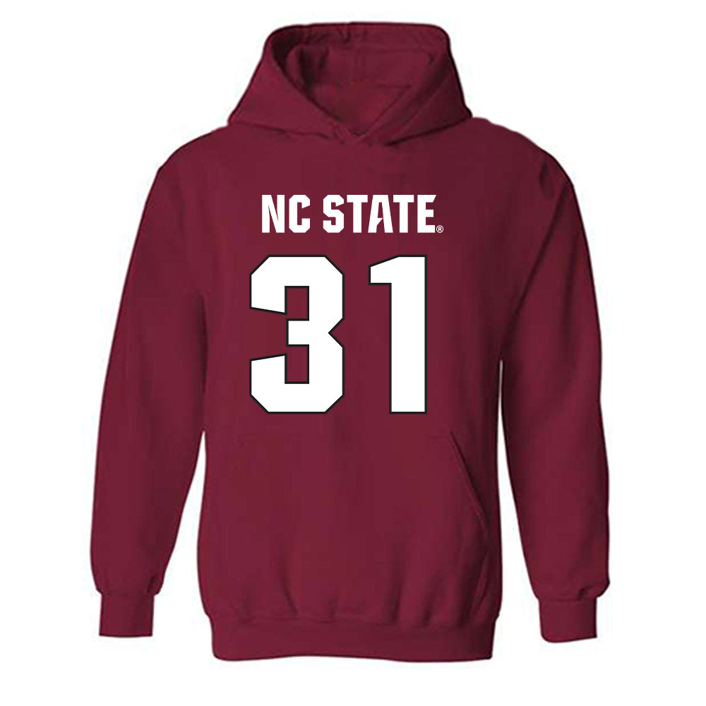 NC State - NCAA Football : Bailey Benson - Sports Shersey Hooded Sweatshirt-0