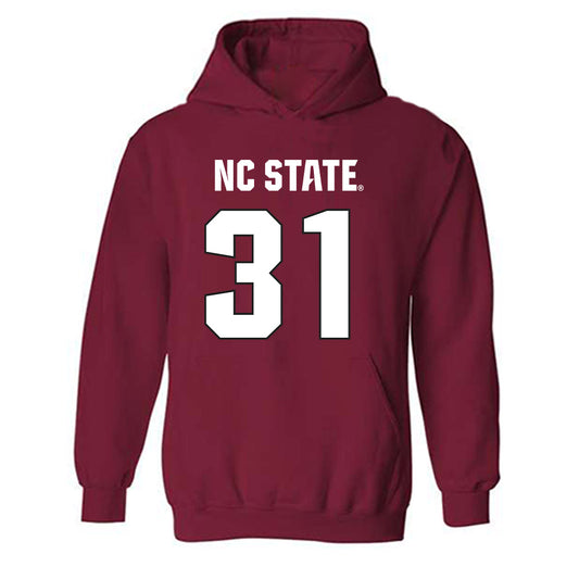 NC State - NCAA Football : Bailey Benson - Sports Shersey Hooded Sweatshirt-0