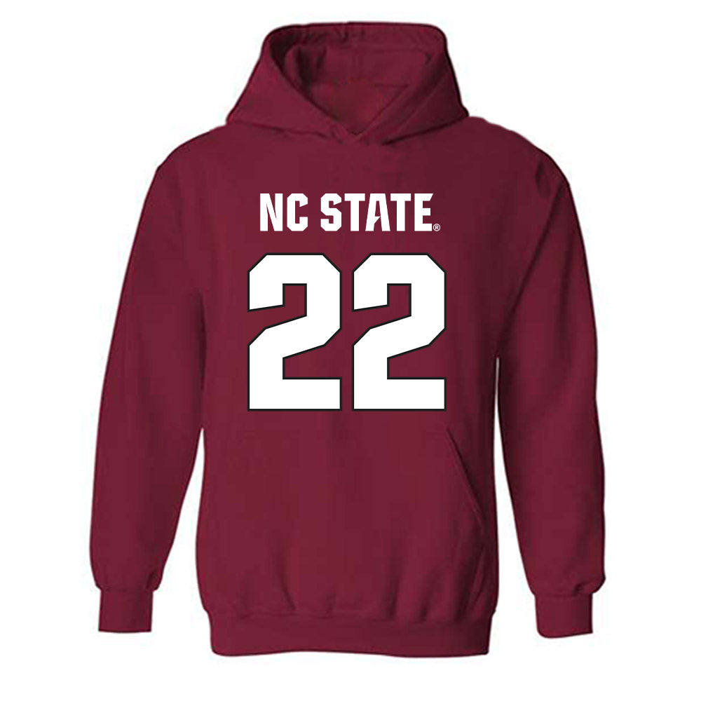 NC State - NCAA Football : Jackson Vick - Sports Shersey Hooded Sweatshirt-0