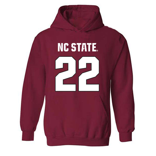 NC State - NCAA Football : Jackson Vick - Sports Shersey Hooded Sweatshirt-0