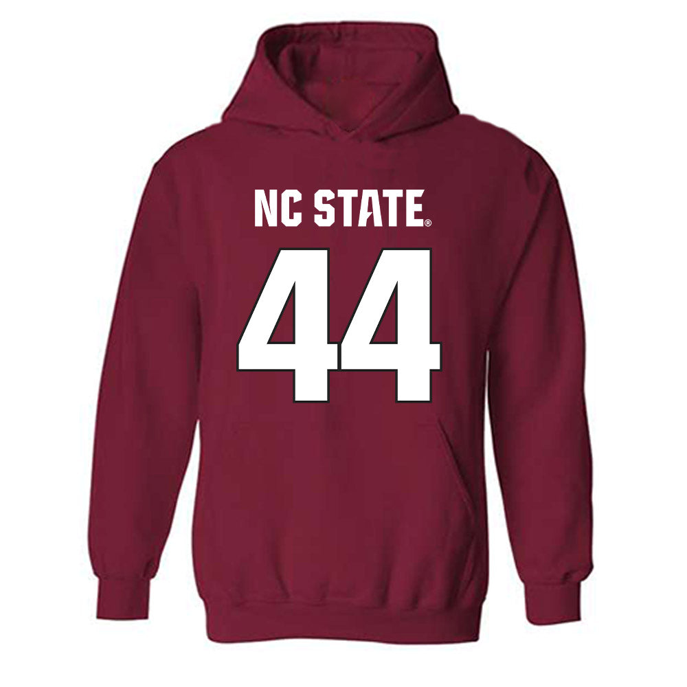 NC State - NCAA Football : Jordan Moreta - Sports Shersey Hooded Sweatshirt-0