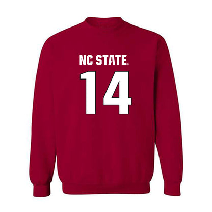 NC State - NCAA Football : Jacob Smith - Sports Shersey Crewneck Sweatshirt-0