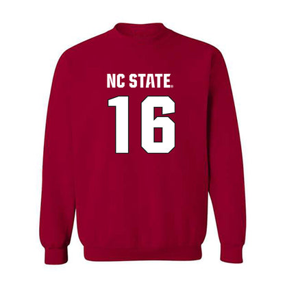 NC State - NCAA Football : King Mack - Sports Shersey Crewneck Sweatshirt-0