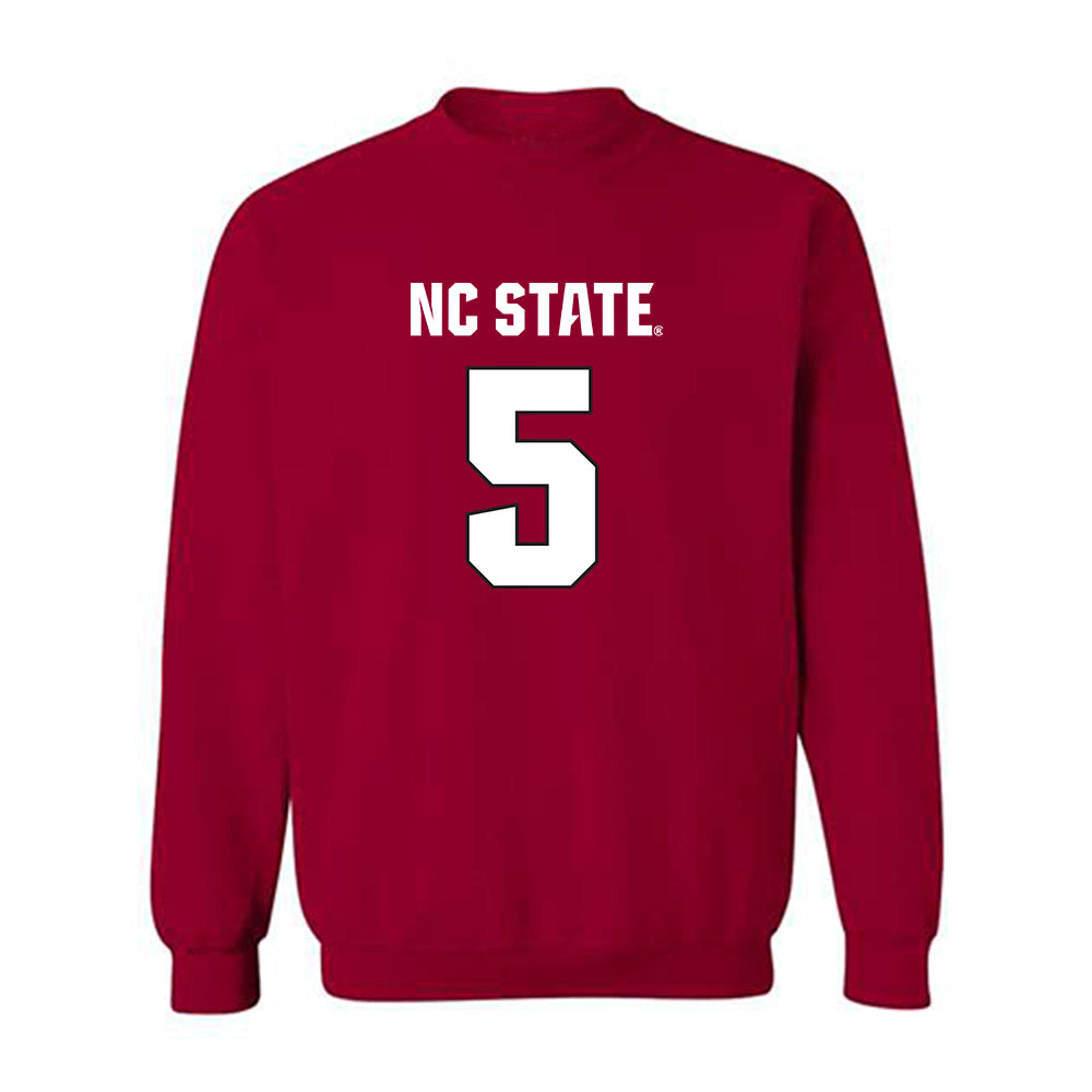 NC State - NCAA Football : Harvey Dyson III - Sports Shersey Crewneck Sweatshirt-0
