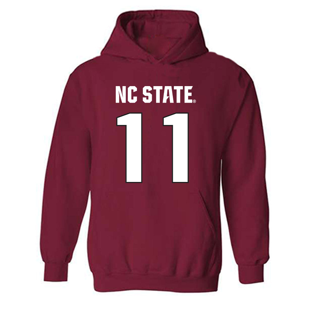 NC State - NCAA Football : CJ Bailey - Sports Shersey Hooded Sweatshirt-0