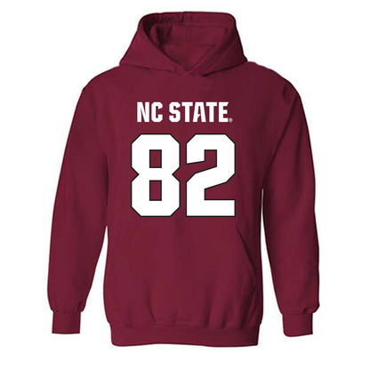 NC State - NCAA Football : Preston Douglas - Sports Shersey Hooded Sweatshirt-0