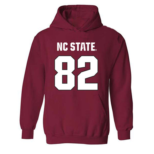 NC State - NCAA Football : Preston Douglas - Sports Shersey Hooded Sweatshirt-0