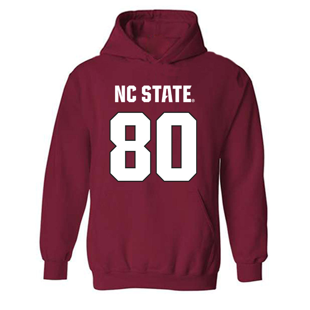 NC State - NCAA Football : Damaad Lewis - Sports Shersey Hooded Sweatshirt-0
