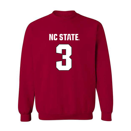 NC State - NCAA Football : Tristan Teasdell - Sports Shersey Crewneck Sweatshirt-0
