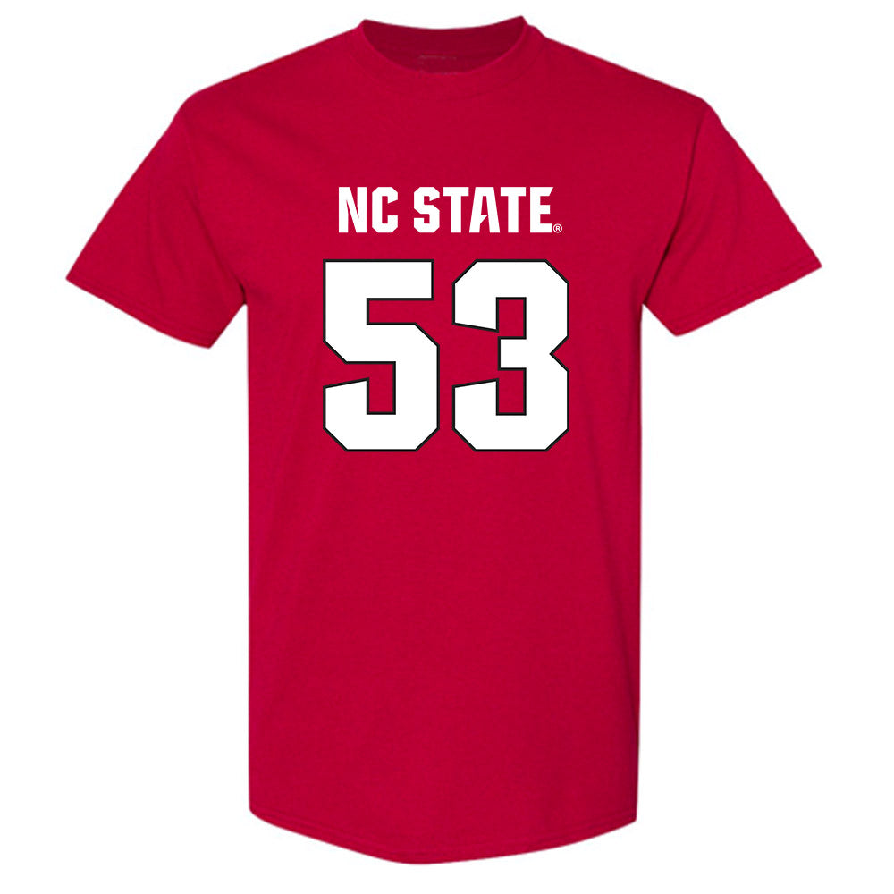 NC State - NCAA Football : Joshua Warren - Sports Shersey T-Shirt-0