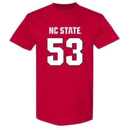 NC State - NCAA Football : Joshua Warren - Sports Shersey T-Shirt-0