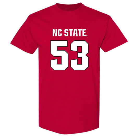 NC State - NCAA Football : Joshua Warren - Sports Shersey T-Shirt-0