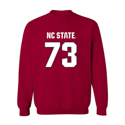 NC State - NCAA Football : Brady Sakowitz - Sports Shersey Crewneck Sweatshirt-0