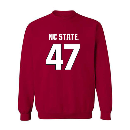 NC State - NCAA Football : Adrian Farrow - Sports Shersey Crewneck Sweatshirt-0
