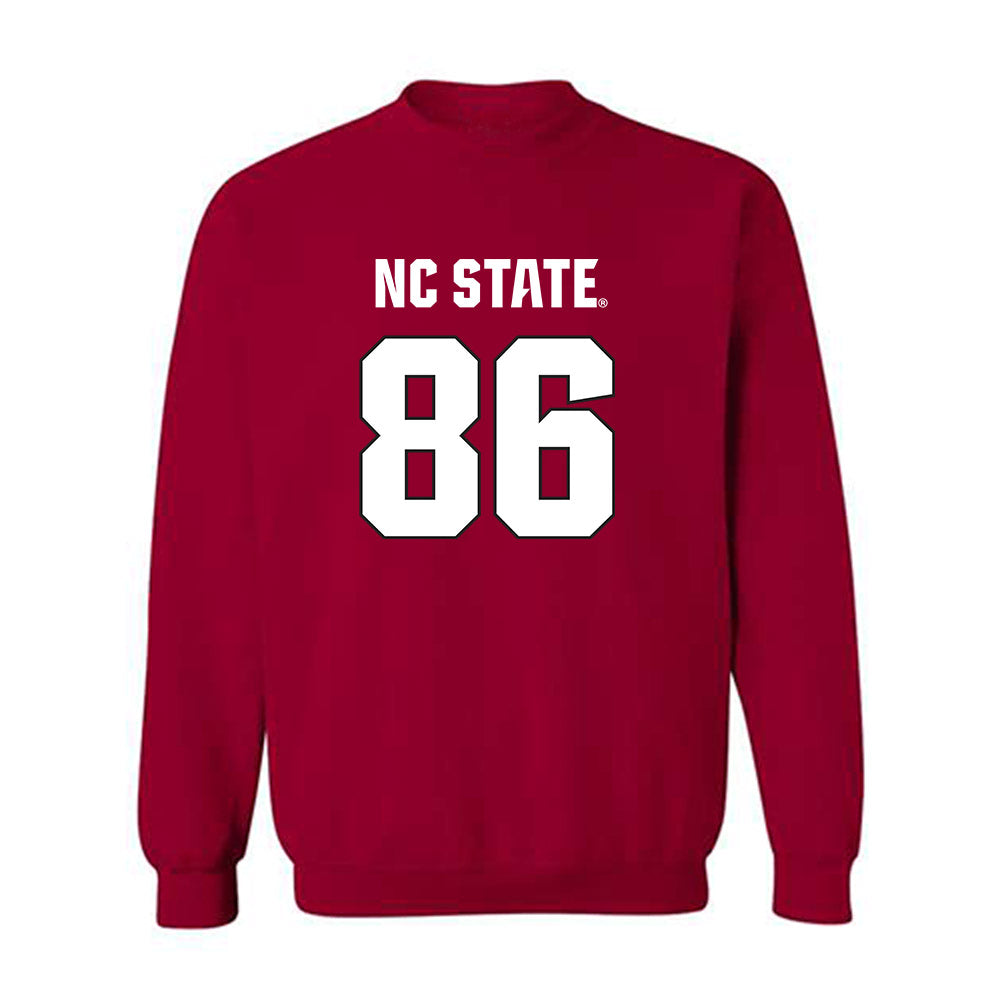 NC State - NCAA Football : Ian Flynt - Sports Shersey Crewneck Sweatshirt-0