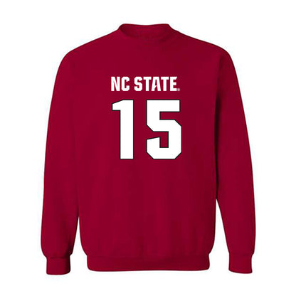 NC State - NCAA Football : Hudson Wilharm - Sports Shersey Crewneck Sweatshirt-0
