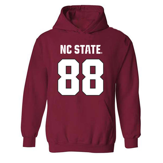 NC State - NCAA Football : Lamaris Davis Jr - Sports Shersey Hooded Sweatshirt-0