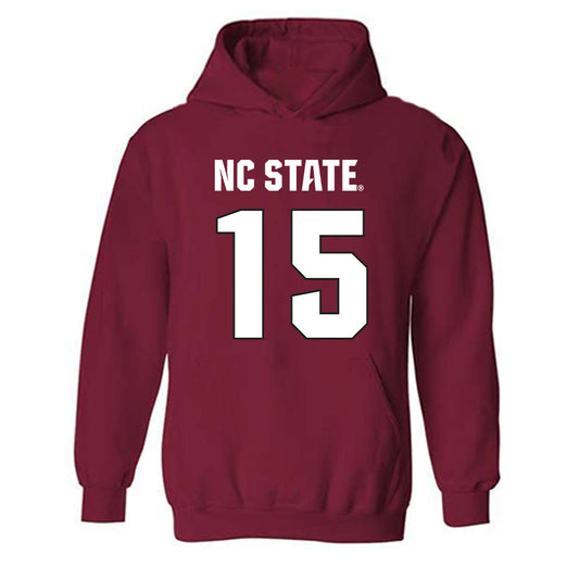 NC State - NCAA Football : Hudson Wilharm - Sports Shersey Hooded Sweatshirt-0