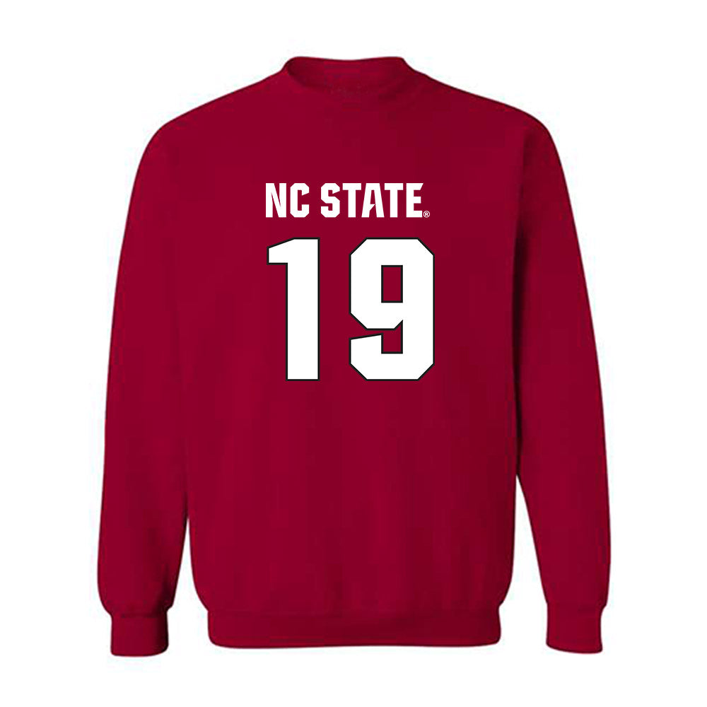 NC State - NCAA Football : DaKaari Nelson - Sports Shersey Crewneck Sweatshirt-0