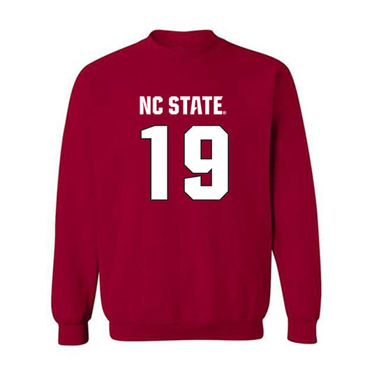NC State - NCAA Football : DaKaari Nelson - Sports Shersey Crewneck Sweatshirt-0