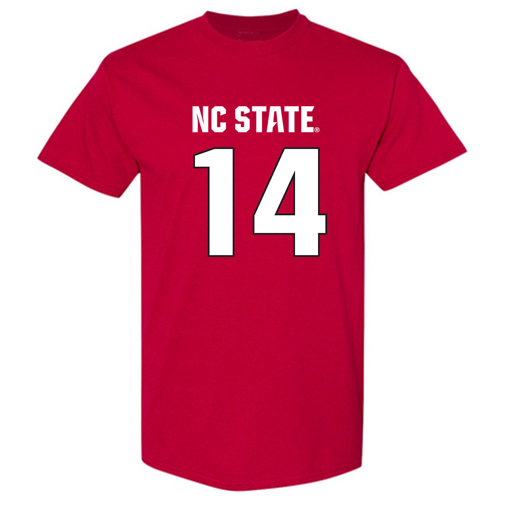 NC State - NCAA Football : Jonathan Paylor - Sports Shersey T-Shirt-0