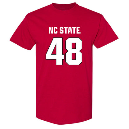 NC State - NCAA Football : Hunter Jackson - Sports Shersey T-Shirt-0