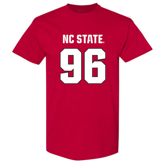 NC State - NCAA Football : Jackson Waller - Sports Shersey T-Shirt-0