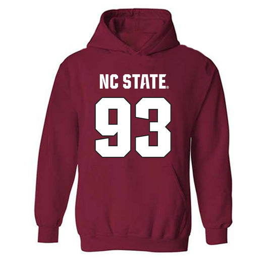 NC State - NCAA Football : Carmelo Mckenzie - Sports Shersey Hooded Sweatshirt-0