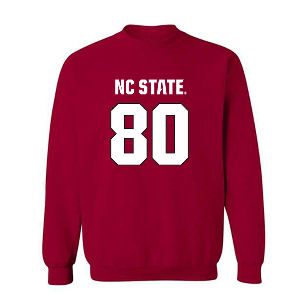 NC State - NCAA Football : Ethan Dowdy - Sports Shersey Crewneck Sweatshirt-0