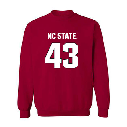 NC State - NCAA Football : AJ Prim - Sports Shersey Crewneck Sweatshirt-0