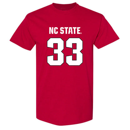 NC State - NCAA Football : Zykir Moore - Sports Shersey T-Shirt-0