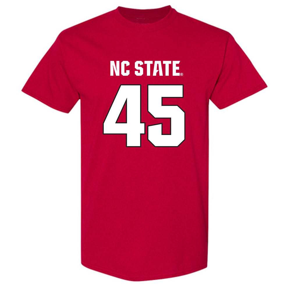 NC State - NCAA Football : Tex Vaughn - Sports Shersey T-Shirt-0