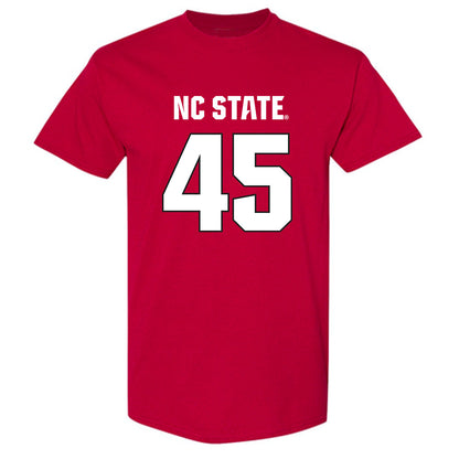 NC State - NCAA Football : Tex Vaughn - Sports Shersey T-Shirt-0
