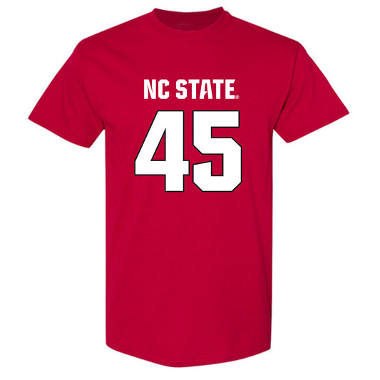 NC State - NCAA Football : Tex Vaughn - Sports Shersey T-Shirt-0