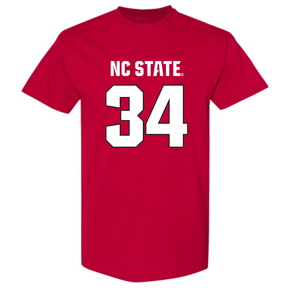 NC State - NCAA Football : Noah Moss - Sports Shersey T-Shirt-0