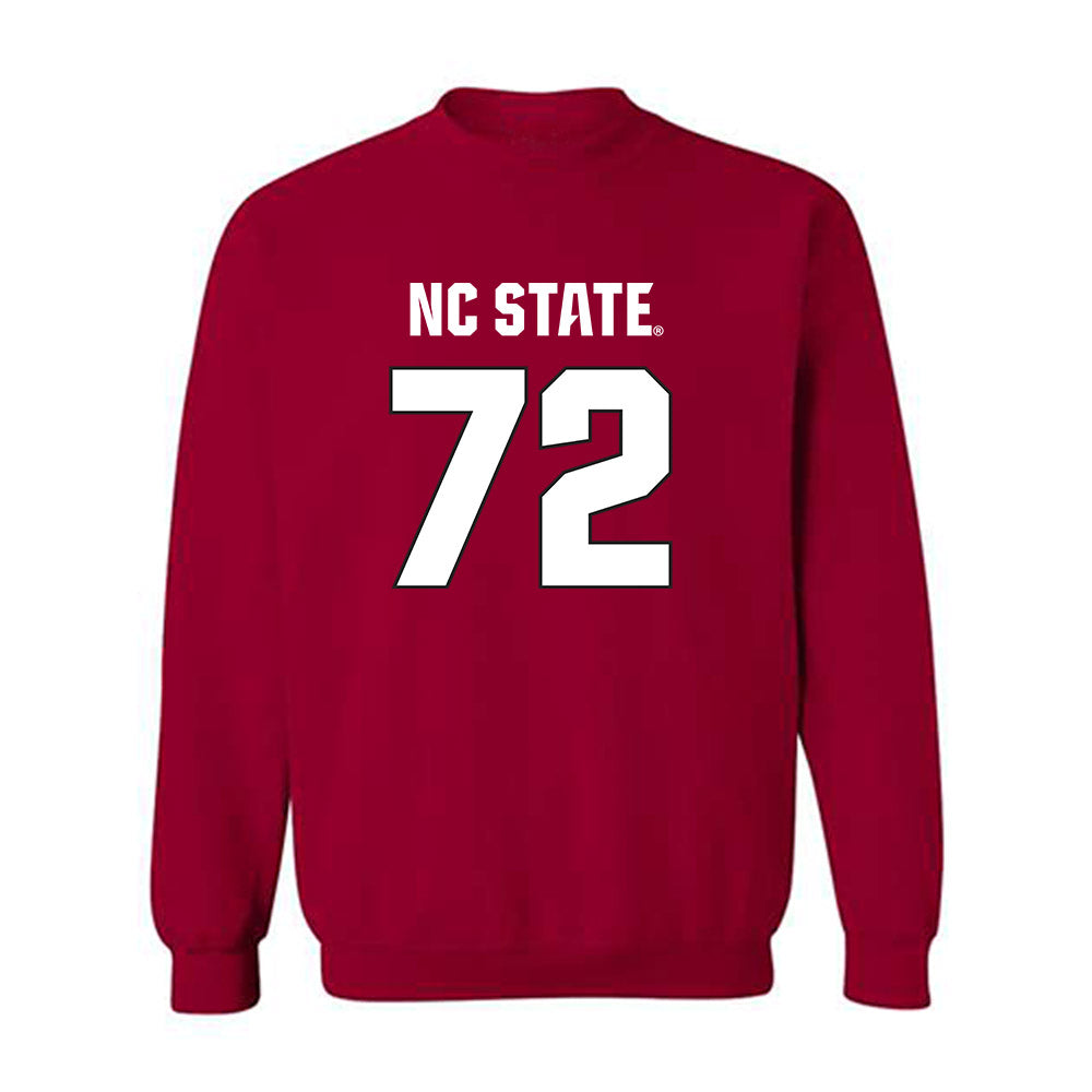 NC State - NCAA Football : Spike Sowells - Sports Shersey Crewneck Sweatshirt-0
