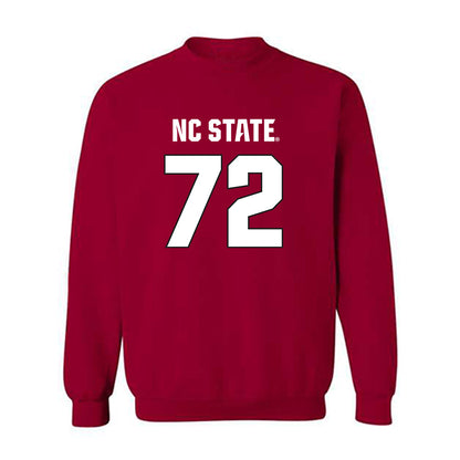 NC State - NCAA Football : Spike Sowells - Sports Shersey Crewneck Sweatshirt-0